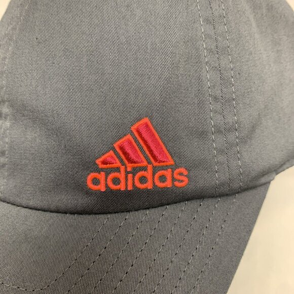 Adidas Womens Grey Pink Climalite Baseball Cap Cotton Adjustable Fit Sustainable - Picture 6 of 6